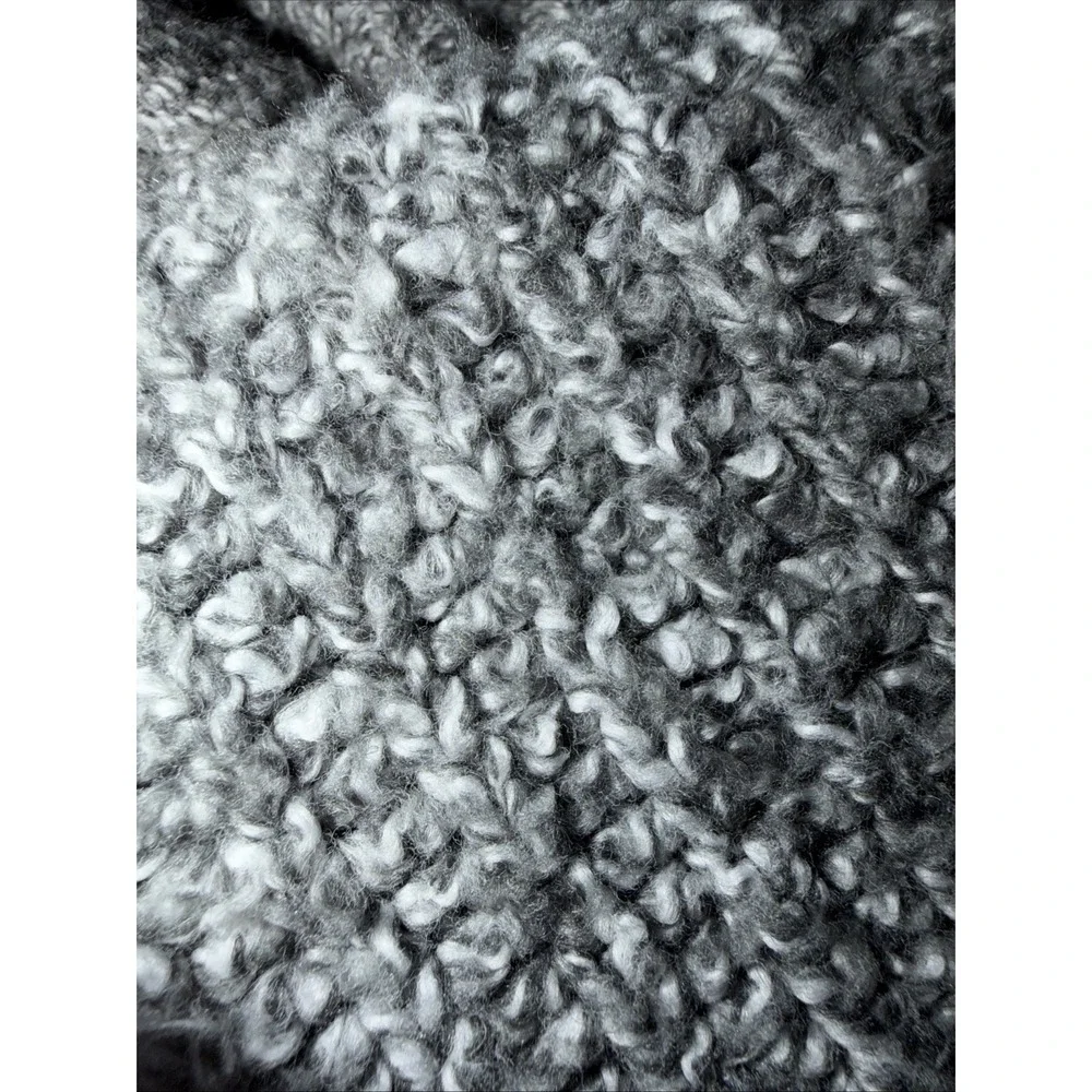 American Eagle Grey Marled Knit Oversized‎ Turtleneck Sweater XL Relaxed Fit